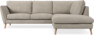 Madison - 2-sits soffa med divan höger - Vit
