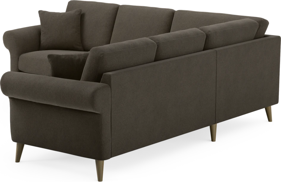 Eden - Hörnsoffa, 2+2-sits - Brun