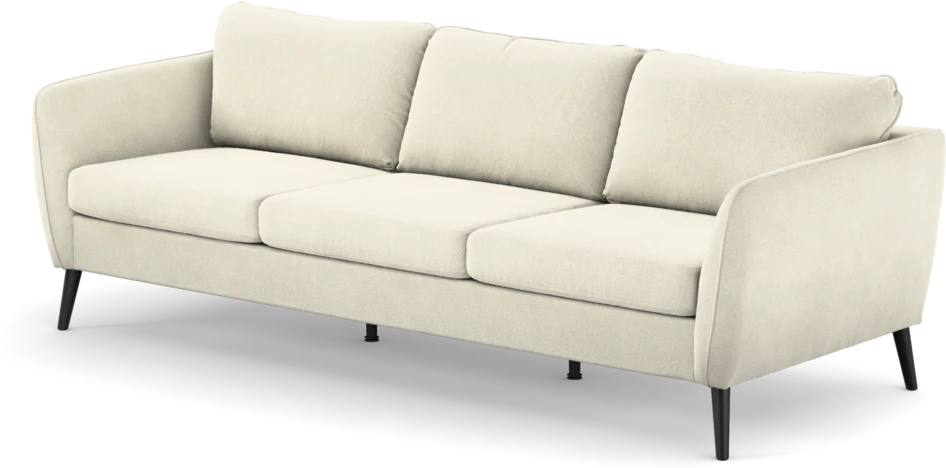 County - 3-sits soffa - Vit