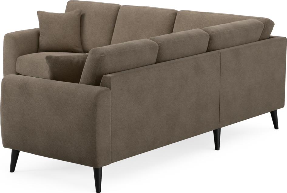 Eden - Hörnsoffa, 2+2-sits - Brun