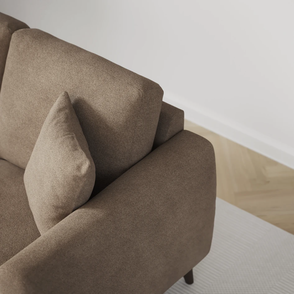 Eden - 2-sits soffa - Brun
