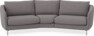 Madison - 3-sits soffa svängd, 90 cm - Grå
