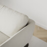 Madison Lux - 2-sits soffa med schäslong vänster - Vit