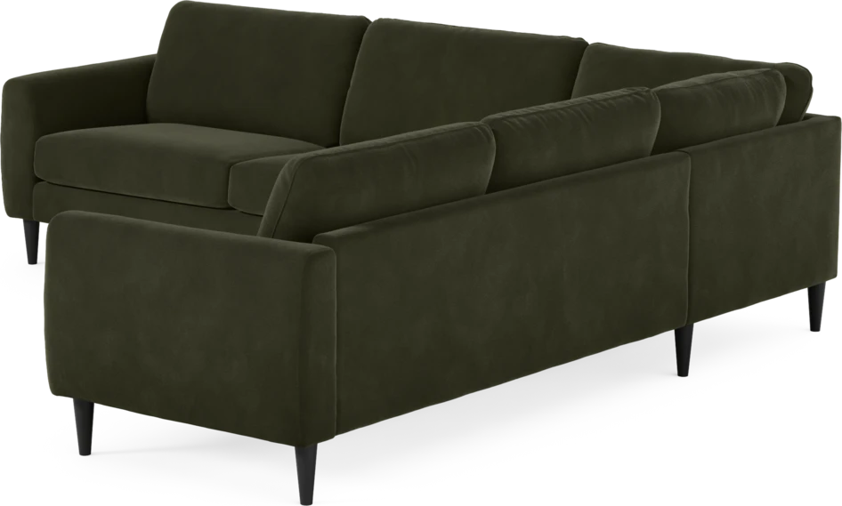 Bridge - Hörnsoffa, 3+2-sits - Grön