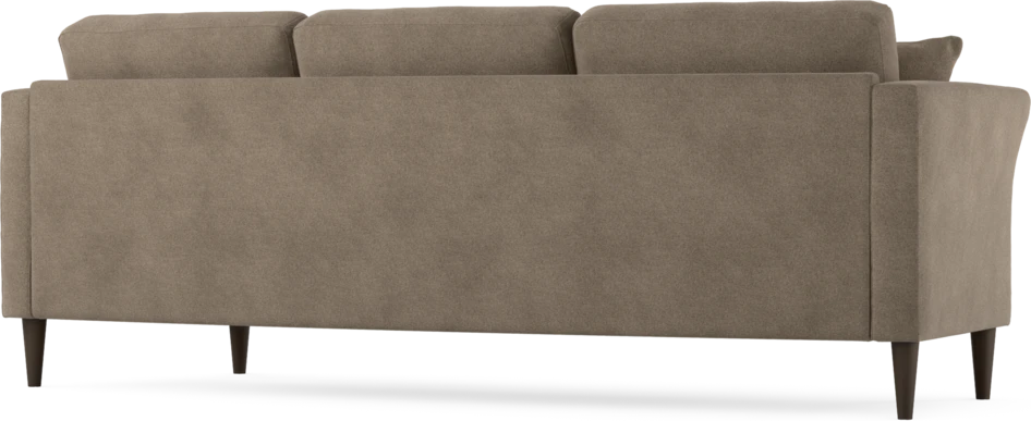 Eden - 3-sits soffa svängd - Brun