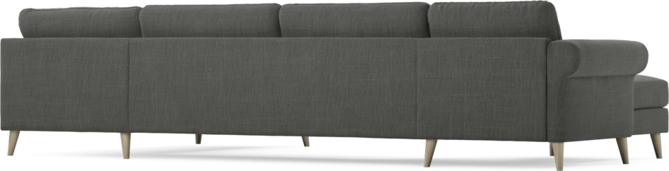 Bridge - 3-sits soffa med schäslong vänster och divan höger - Grå