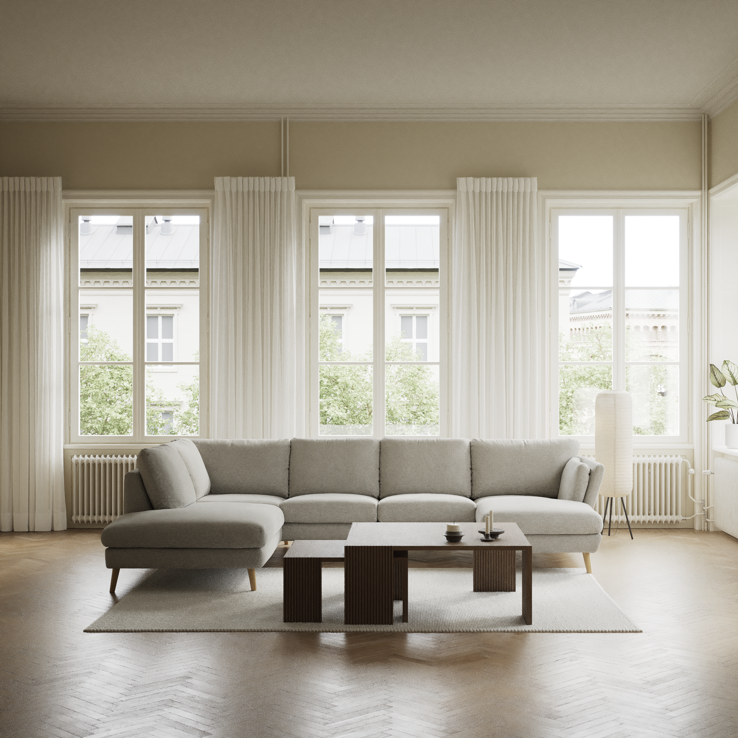 Madison Lux - 2-sits soffa med divan vänster och schäslong höger - inspiration