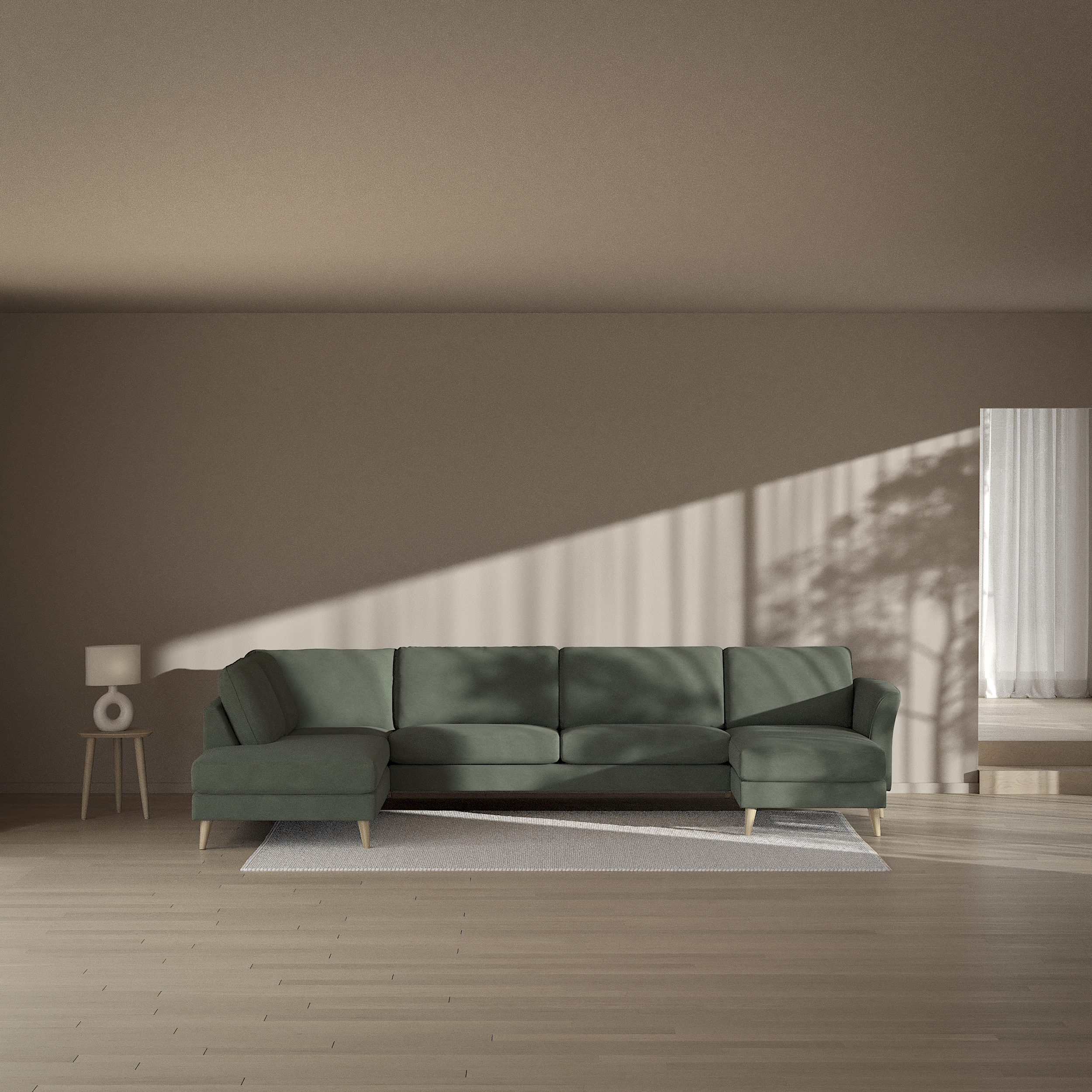 Bridge - 3-sits soffa med divan vänster och schäslong höger - inspiration