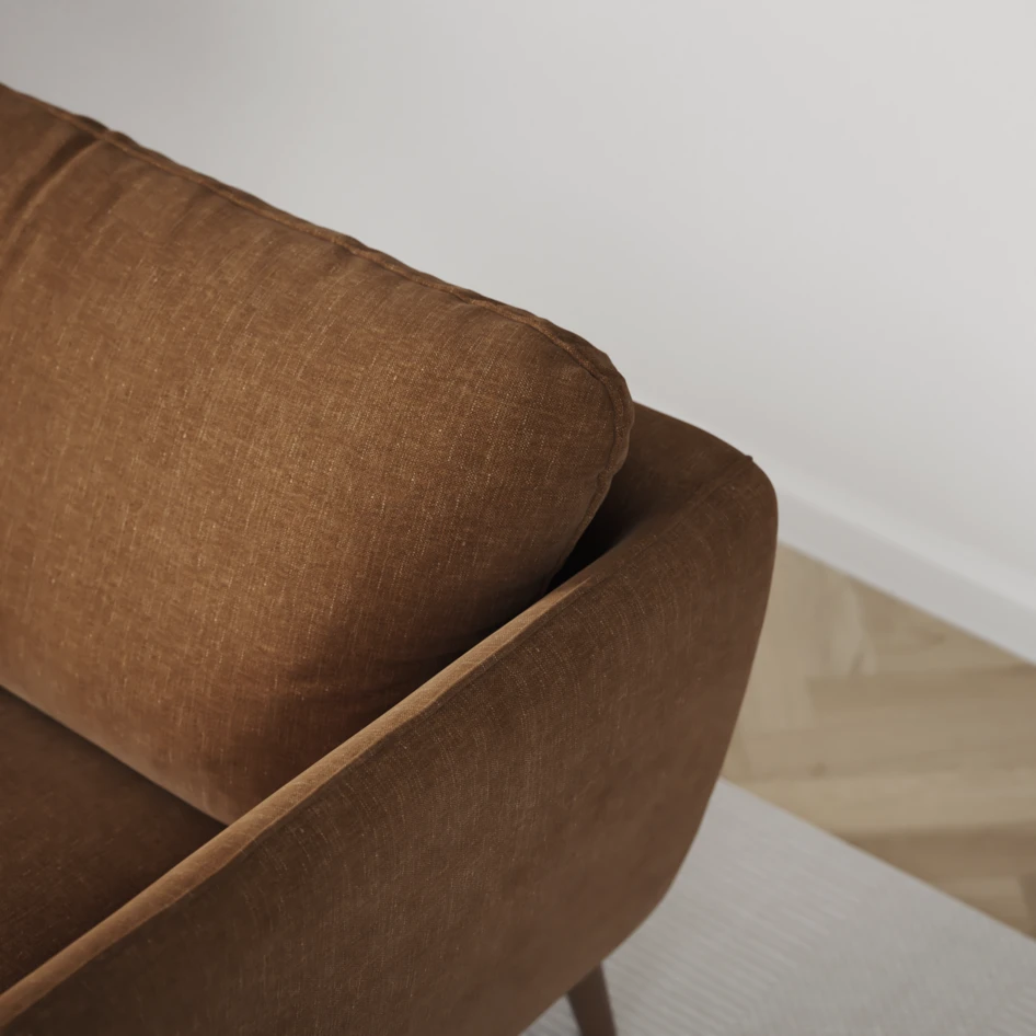 Madison - 2-sits soffa med divan vänster och schäslong höger - Brun