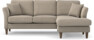 Eden - 2-sits soffa med schäslong - Beige