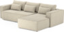 Ide - Bäddsoffa 3-sits med schäslong höger - Beige
