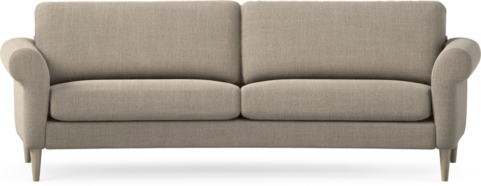 Bridge - 3-sits soffa svängd - Beige