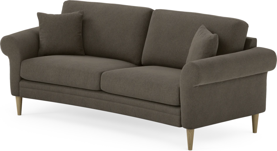 Eden - 2,5-sits soffa svängd - Brun