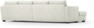 Friday - 2-sits soffa med två schäslonger - Vit