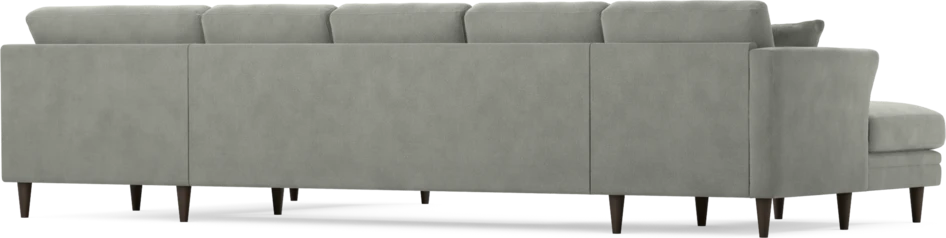 Eden - 3-sits soffa med schäslong vänster och divan höger - Grå