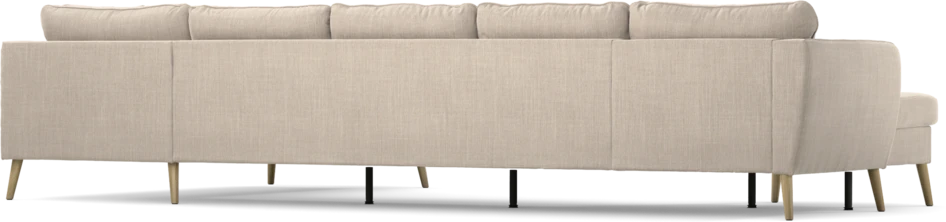 County - 4-sits soffa med schäslong vänster och divan höger - Beige