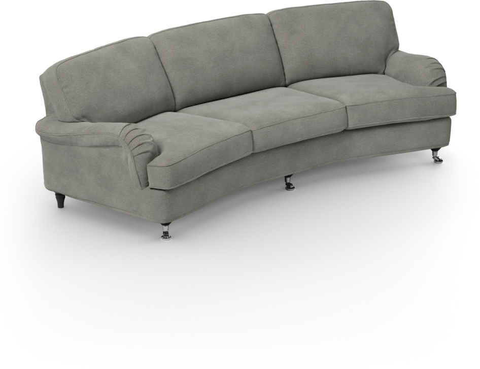 Oxford - 3-sits soffa svängd - Grå