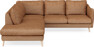 Madison - 2-sits soffa med divan vänster - Orange