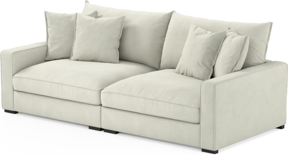 Rossi - 3-sits soffa - Vit