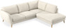 Madison - 2-sits soffa med divan höger - Vit