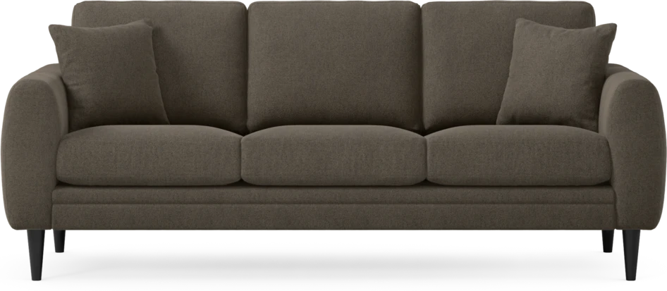 Eden - 3-sits soffa - Brun