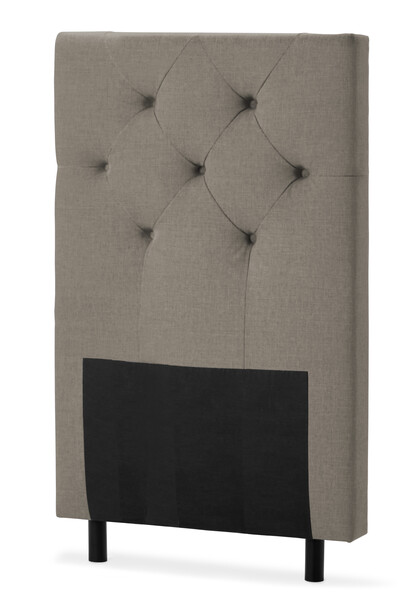 New York pikerad - Sänggavel, 90-210 cm - Brun