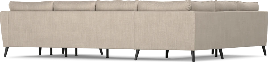 County - Hörnsoffa, 2+3-sits med schäslong höger - Beige