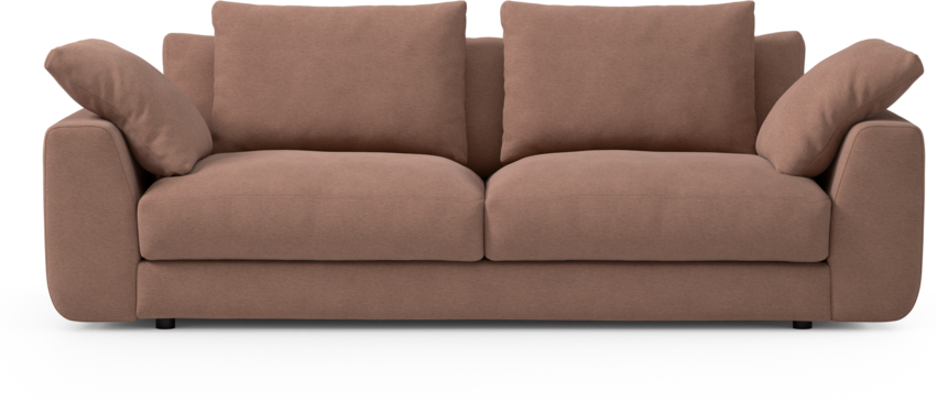 Amie - 3-sits soffa - Rosa