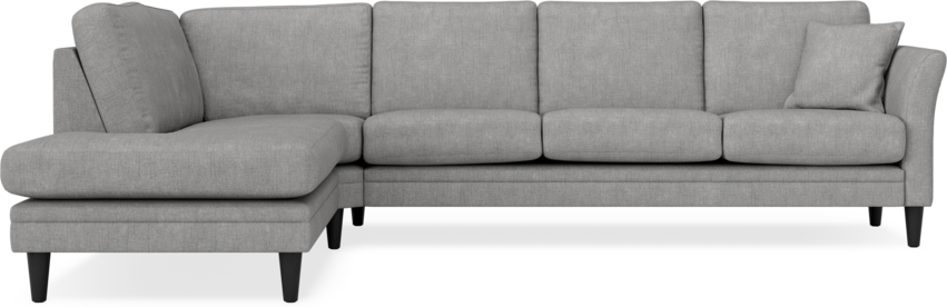 Eden - 3-sits soffa med divan - Grå