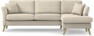 Eden - 2,5-sits soffa med schäslong - Beige