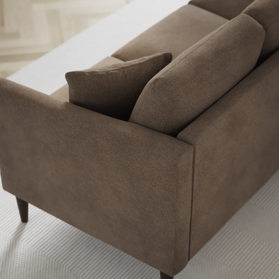 Eden - 3-sits soffa - Brun