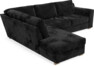 Friday - 2,5-sits soffa med divan vänster - Grå