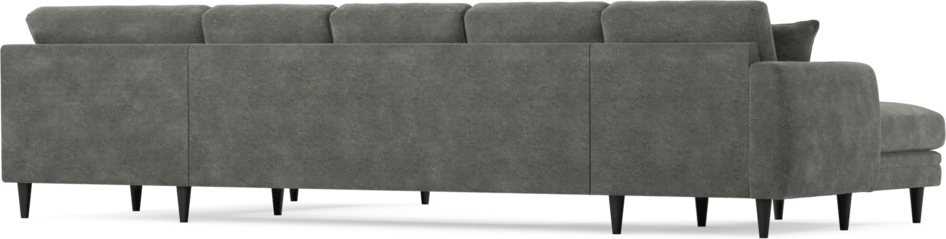Eden - 3-sits soffa med schäslong vänster och divan höger - Grå