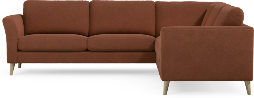 Bridge - Hörnsoffa, 2+2-sits - Orange