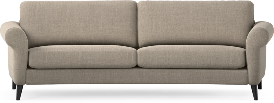 Bridge - 3-sits soffa svängd - Beige