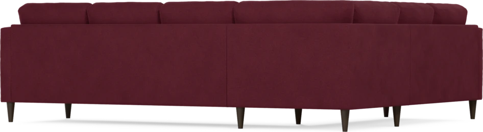 Eden - Hörnsoffa, 2+3-sits - Röd
