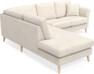 Eden - 2-sits soffa med divan - Beige