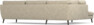 Madison - 3-sits soffa med divan vänster - Beige
