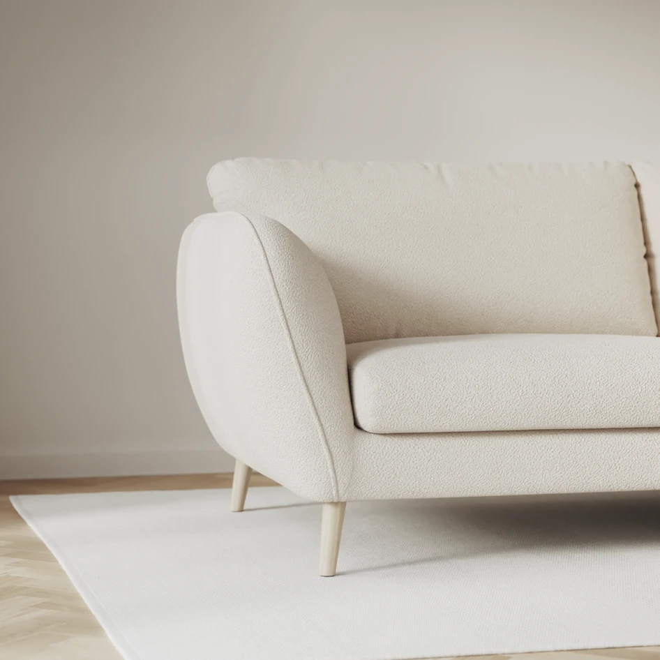 Madison - 4-sits soffa - Vit