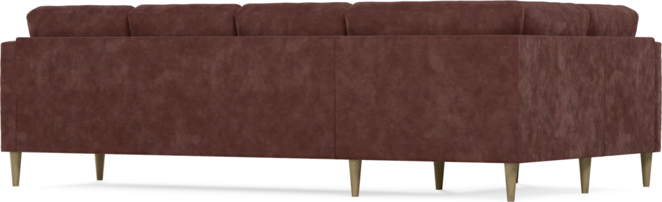 Eden - Hörnsoffa, 1+3-sits - Röd