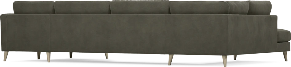 Bridge - 3-sits soffa med divan vänster och schäslong höger - Grå