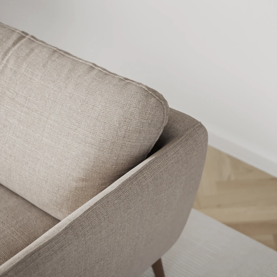 Madison - 2-sits soffa med divan vänster och schäslong höger - Beige
