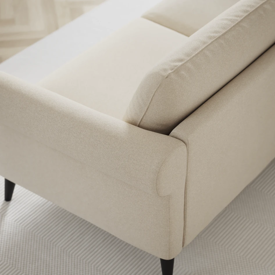 Bridge - 3-sits soffa med schäslong vänster och divan höger - Beige