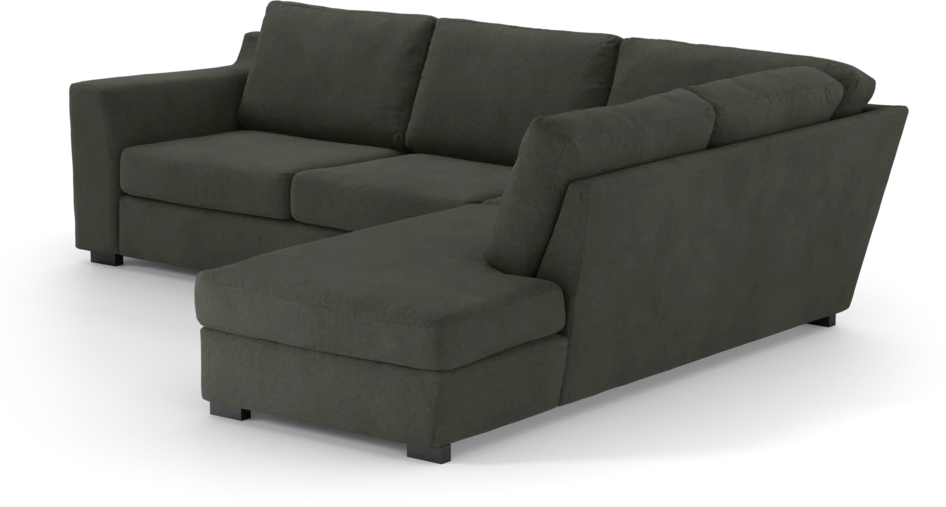 Friday - 2,5-sits soffa med divan höger - Grå