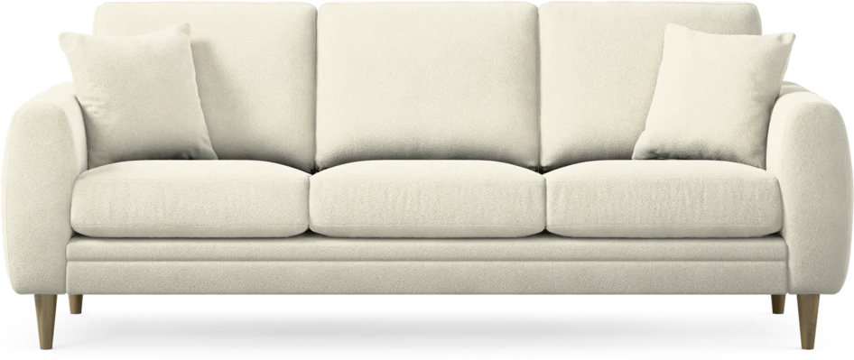Eden - 3-sits soffa - Vit