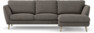 Madison Lux - 2-sits soffa med schäslong höger - Brun