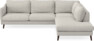 Madison Lux - 3-sits soffa med divan höger - Grå
