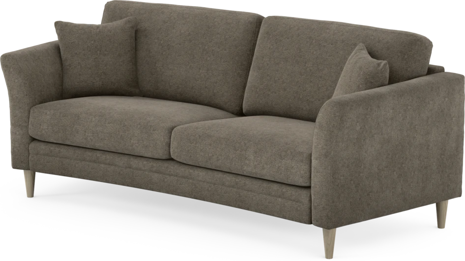Eden - 2,5-sits soffa svängd - Brun