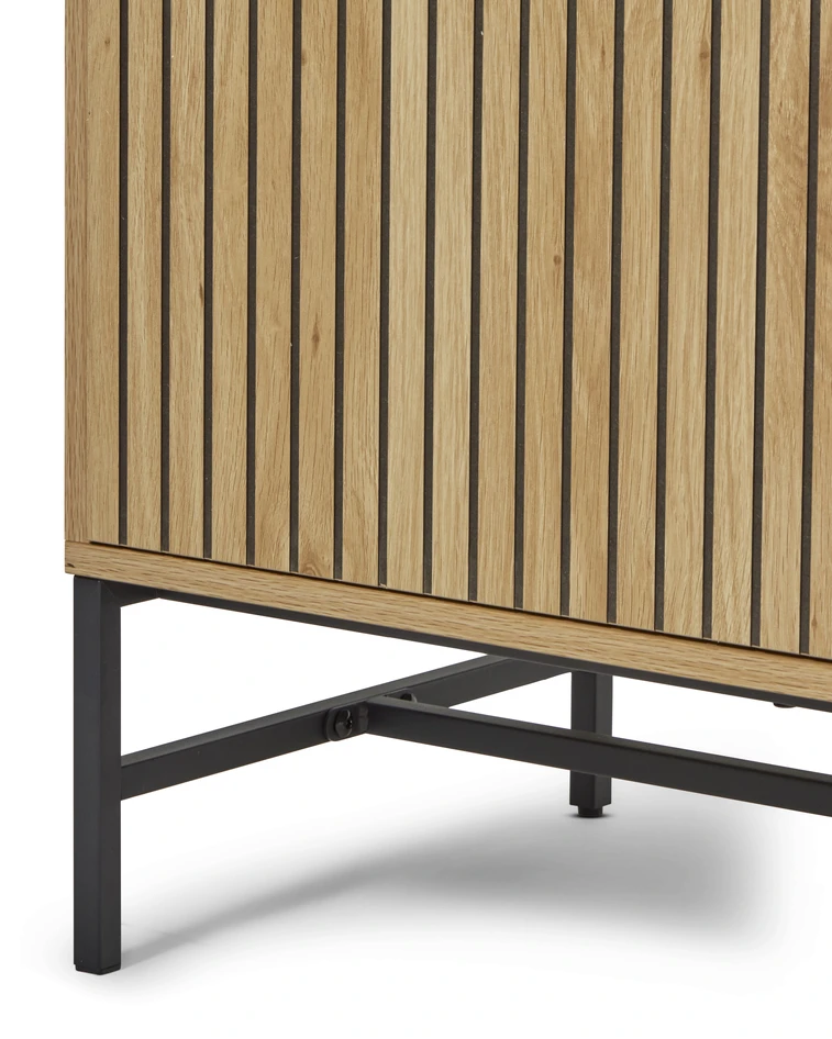 Tino - Tv-bänk, 140x40x55 cm - Beige