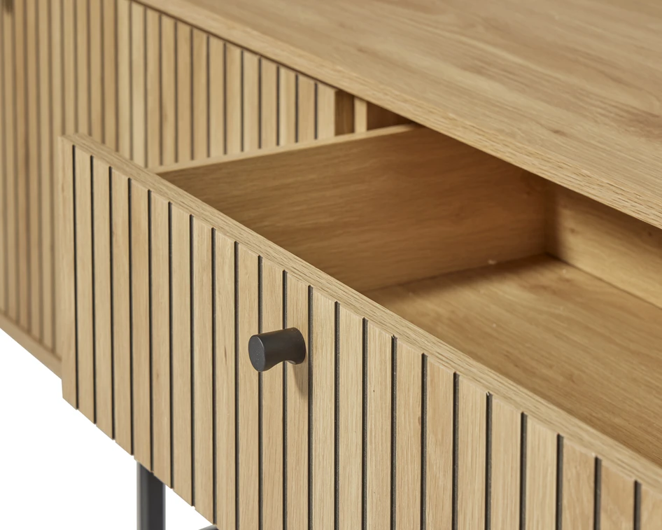 Tino - Tv-bänk, 180x40x55 cm - Beige
